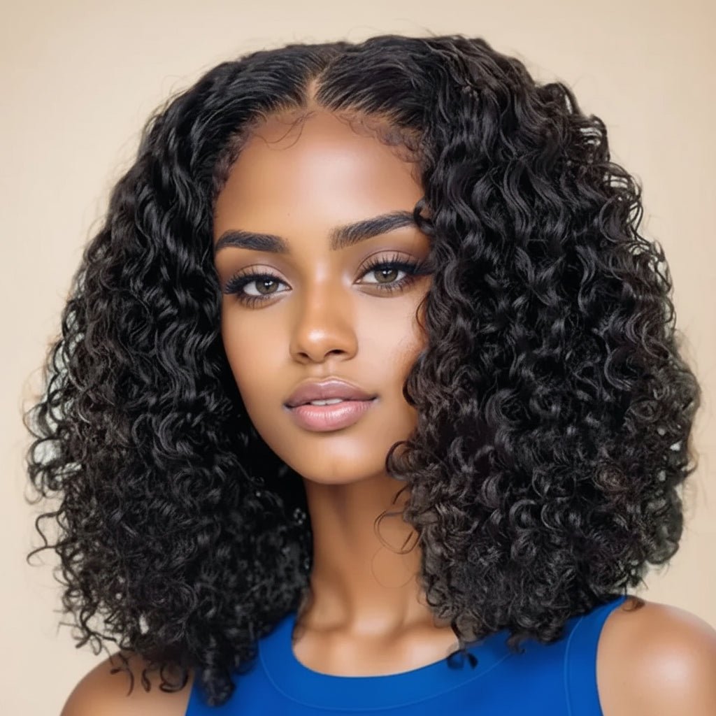Deep Wave Bob Wig (10–16 Inch Options) - SN Wigs & More