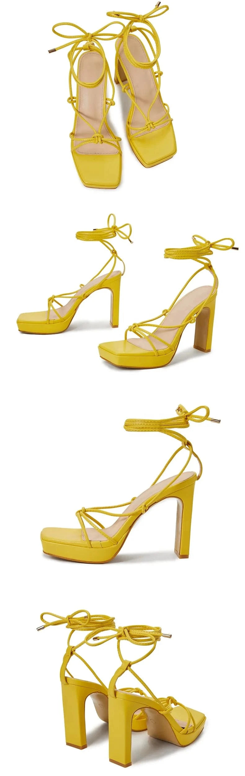 DEleventh Shoes New Arrivals Luxury Satin Block Sandal Pump Shoes Fashion Rhinestone Custom Quality Chunky Platform HIgh heels