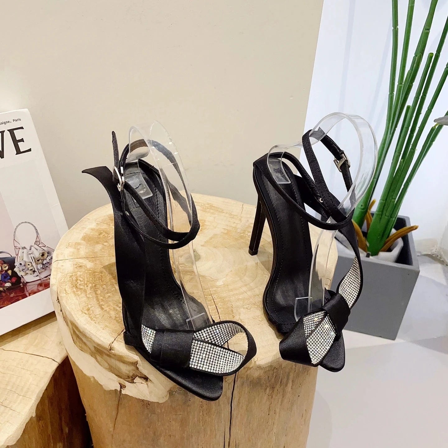 DEleventh Shoes Summer Heeled Sandals Dresses Shoes Women Pumps Slingbacks Heels for ladies