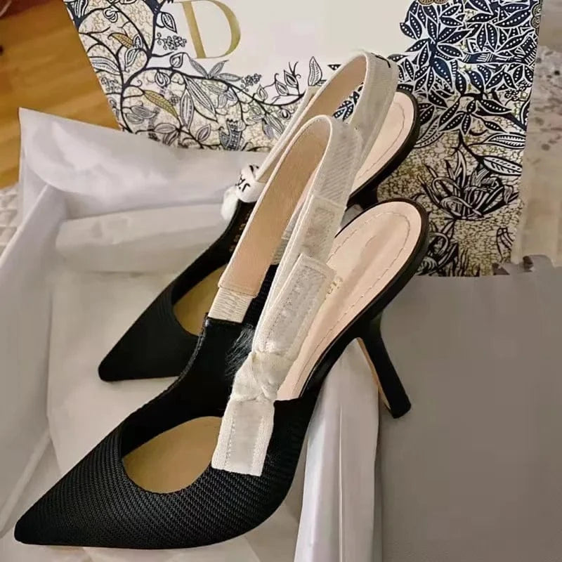 DEleventh shoes women  hot sales luxury fashion high heel pumps pointed toe women and girl party shoes