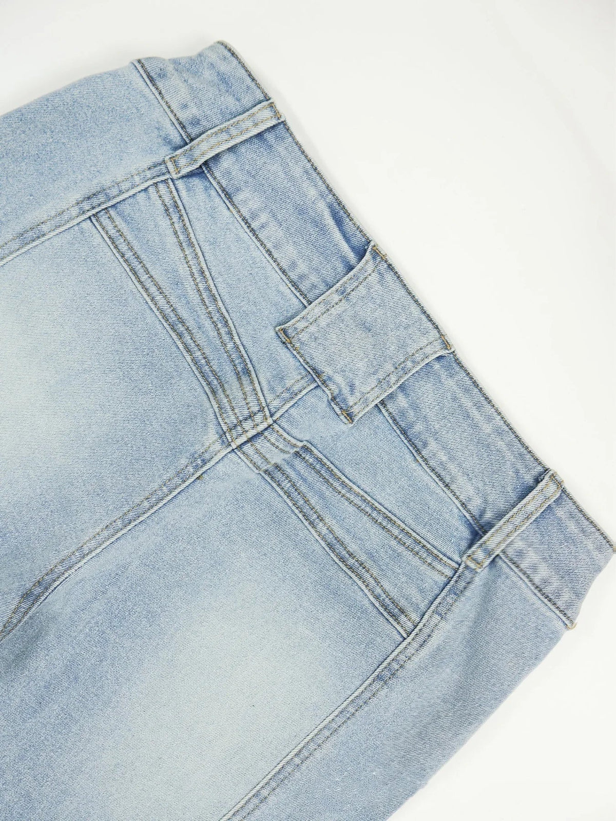 Denim Pants High Stretch Slim Fit Y2K Streetwear Spring - SN Wigs & More