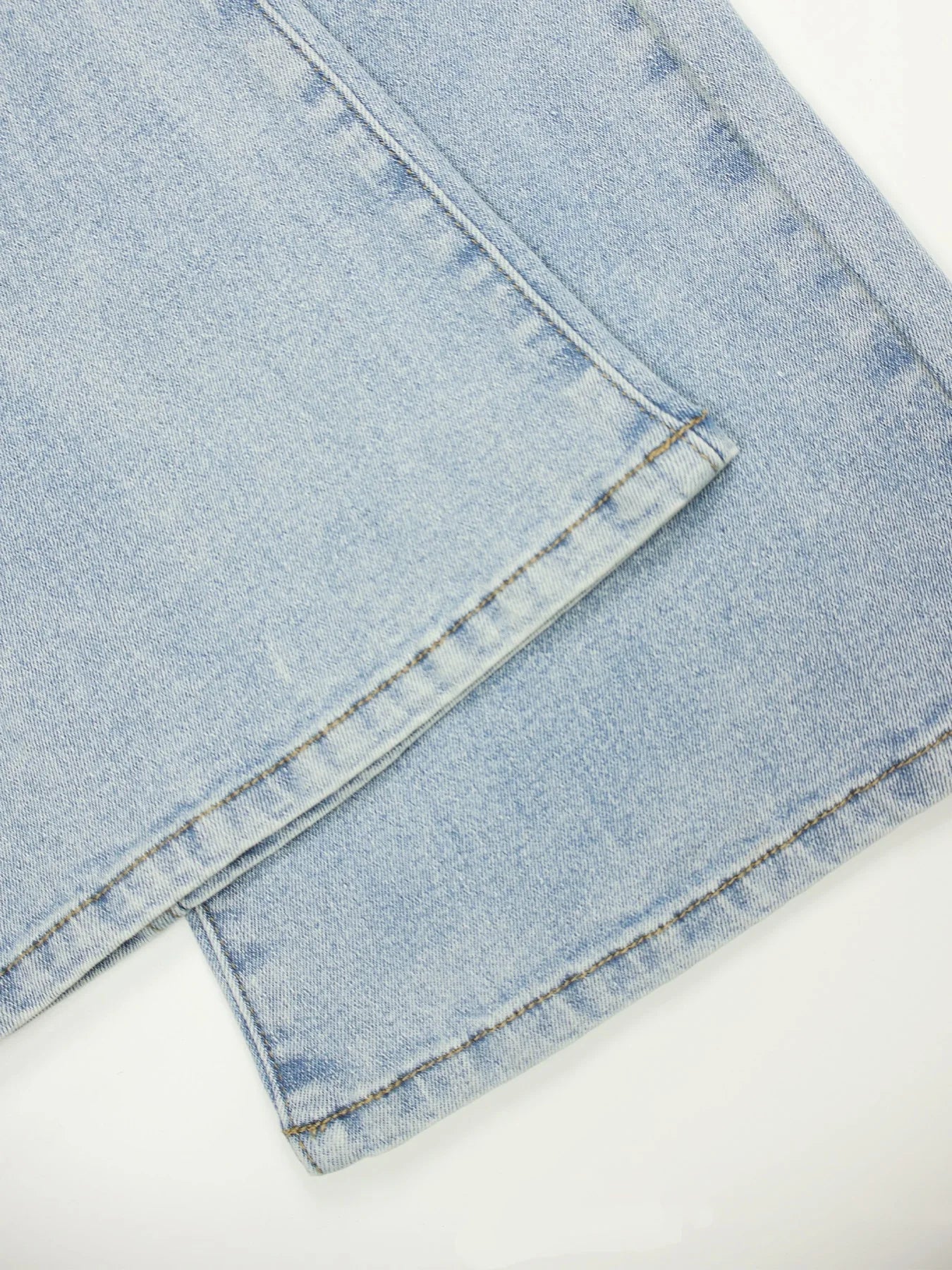 Denim Pants High Stretch Slim Fit Y2K Streetwear Spring - SN Wigs & More