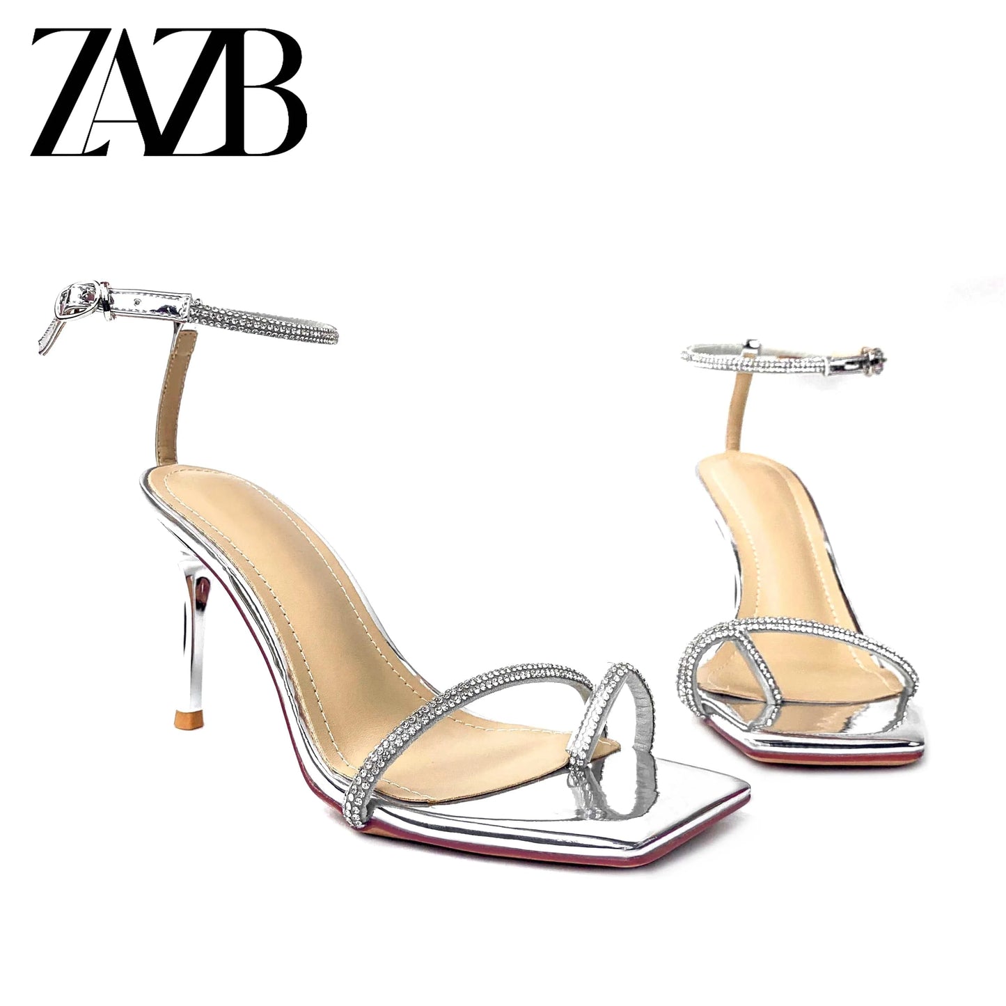 Design new dress formal Shiny Rhinestone Women's high heel shoes office wedding dinner party grace occupation banquet ladies