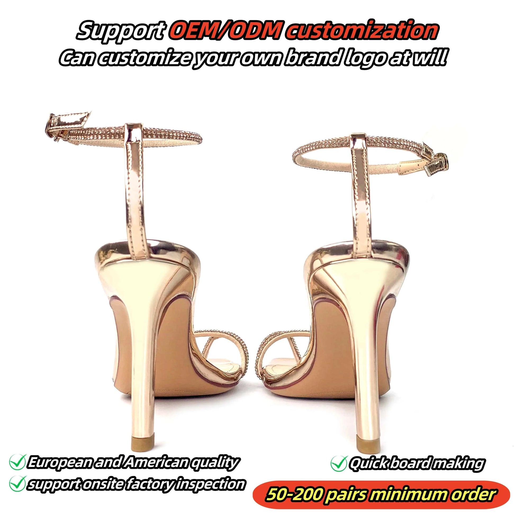 Design new dress formal Shiny Rhinestone Women's high heel shoes office wedding dinner party grace occupation banquet ladies