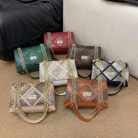 Designer Bags Luxury Women Shoulder Crossbody High Quality PU Leather Purses and Handbags 2024