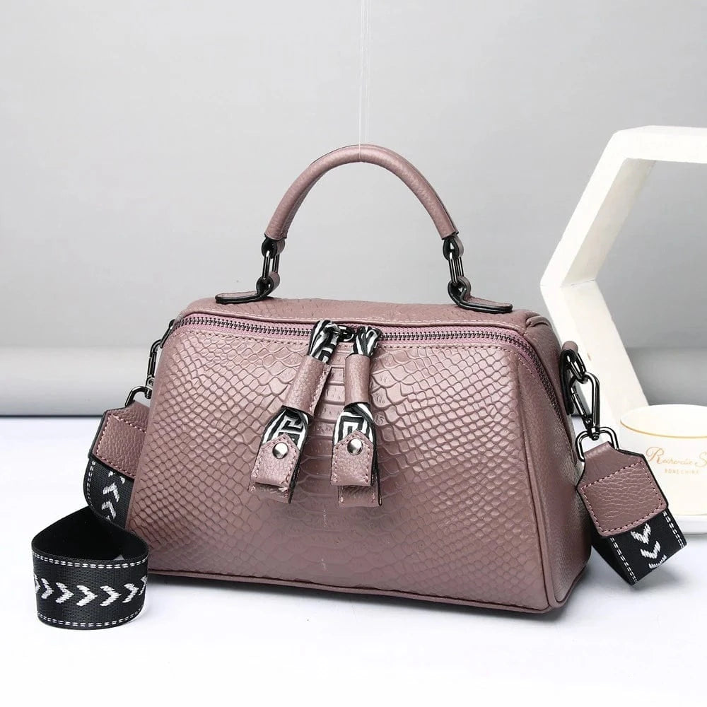 Designer Snakeskin Genuine Leather New Design Ladies Shoulder Hand Crossbody Bags Woman Cheap Price Handbags For Woman 2024