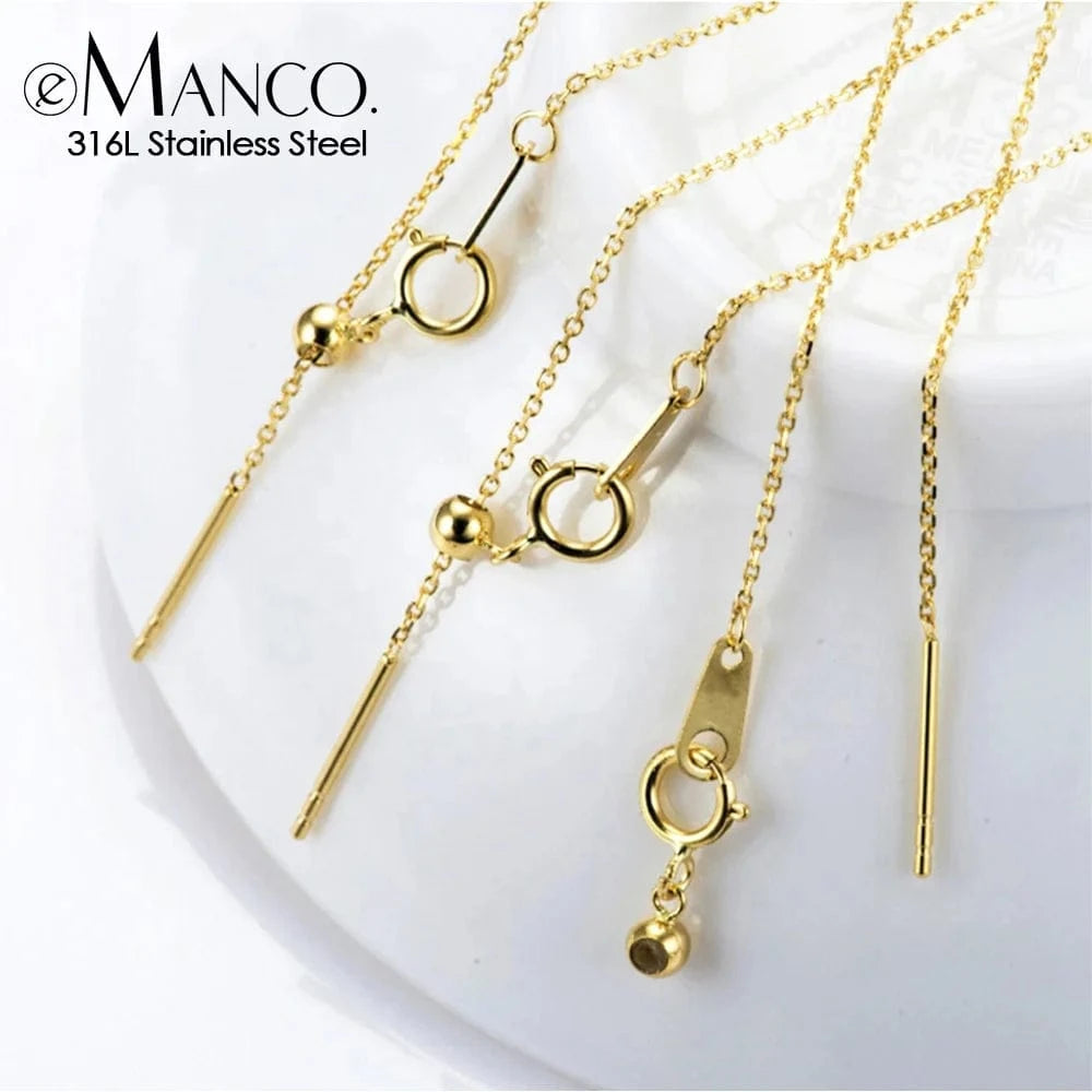 DIY Custom Layer Gold Anklet Stainless Steel Simple Barefoot Crochet Sandals Cuban Link Anklet Women Trendy Accessories Jewelry