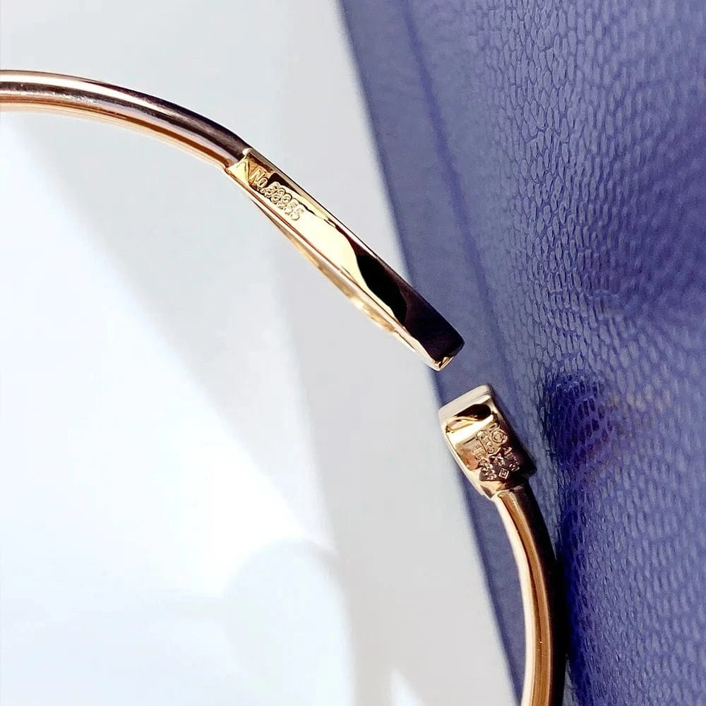 Diy Supplies Jewelry Accessories Sterling Silver 925 Jewellery Luxury Holiday Jewelry Gold Plated Bracelet For Woman