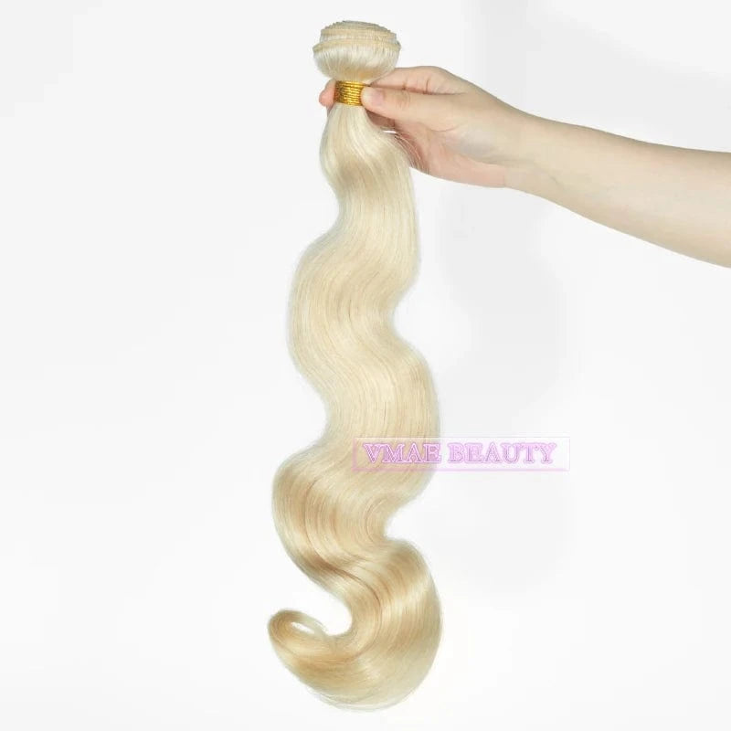 Double Drawn 613 Blonde Cuticle Aligned Hair Weft Bundles