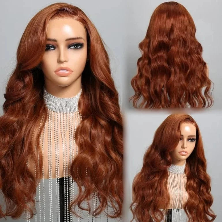 Double Drawn Body Wave 13x6 Transparent Lace Frontal Wigs Raw Vietnamese Virgin Cuticle Aligned Wigs Human Hair Lace Front Wigs