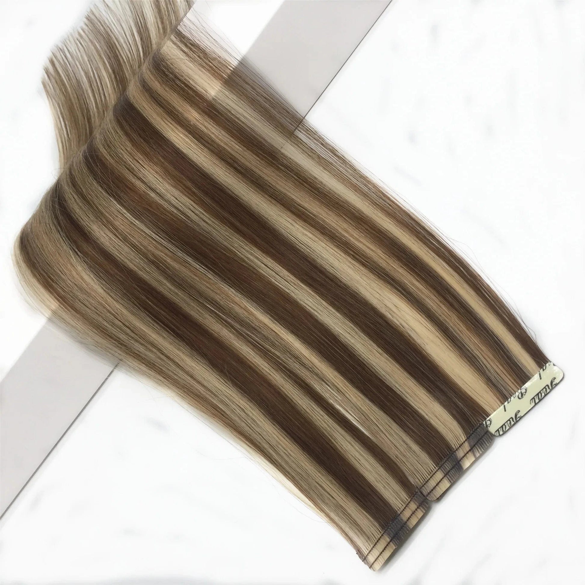 Double drawn cuticle aligned stitched tape in hair extensions 100% virgin remy human hair on big sale