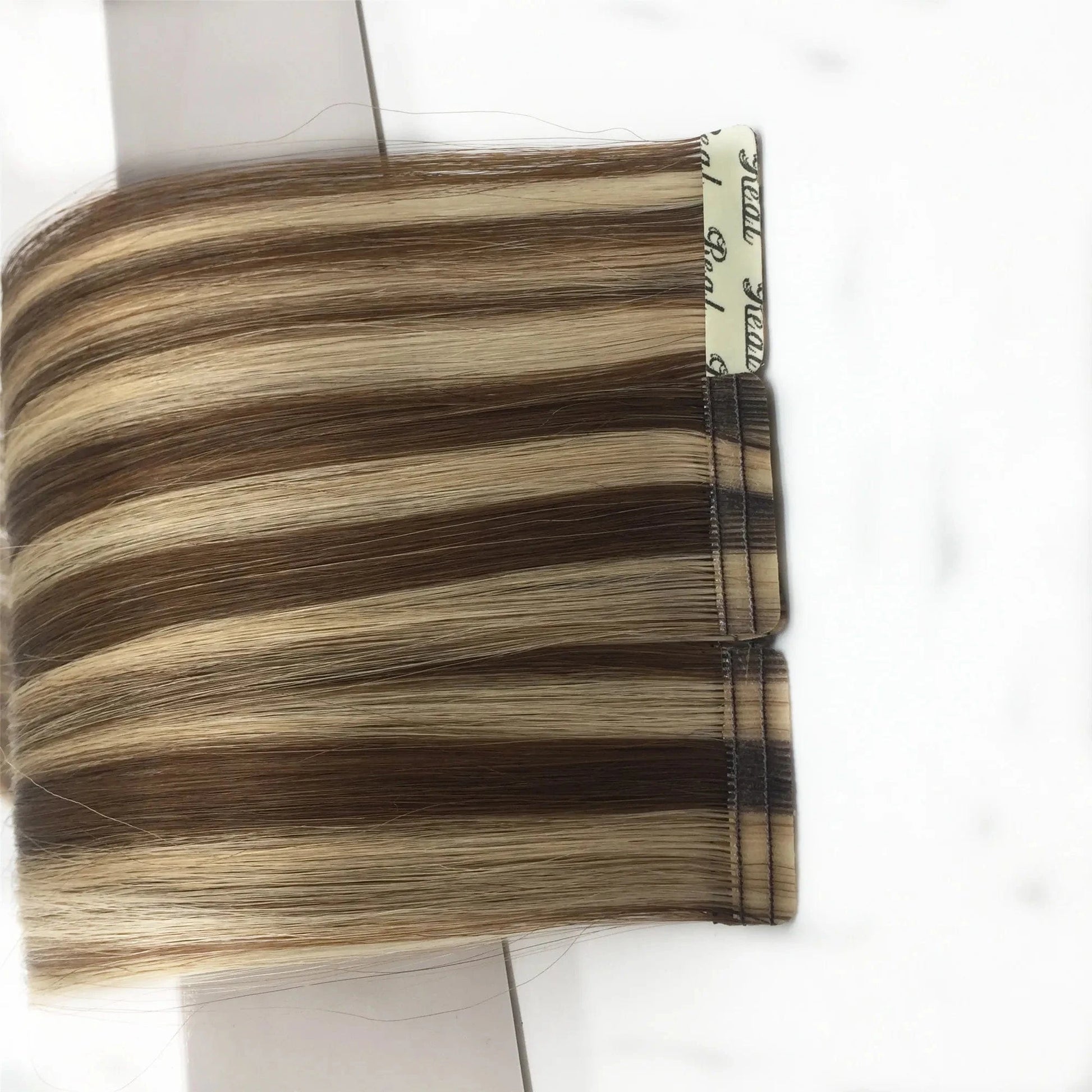 Double drawn cuticle aligned stitched tape in hair extensions 100% virgin remy human hair on big sale