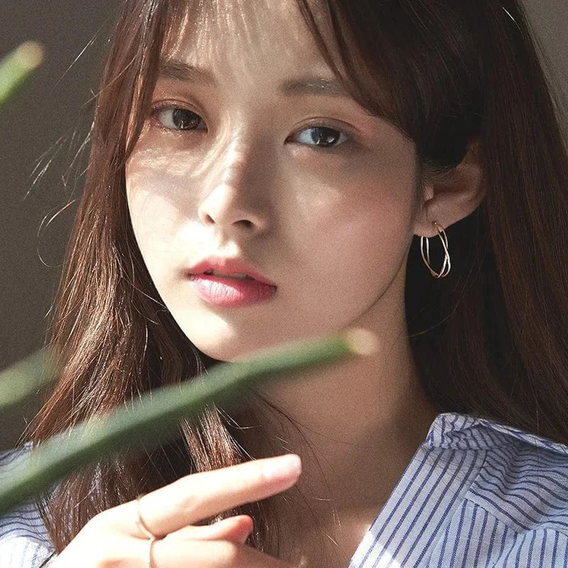 Double Layer 925 Sterling Silver Cross Shape Hoop Earrings For Girls Summer Jewelry