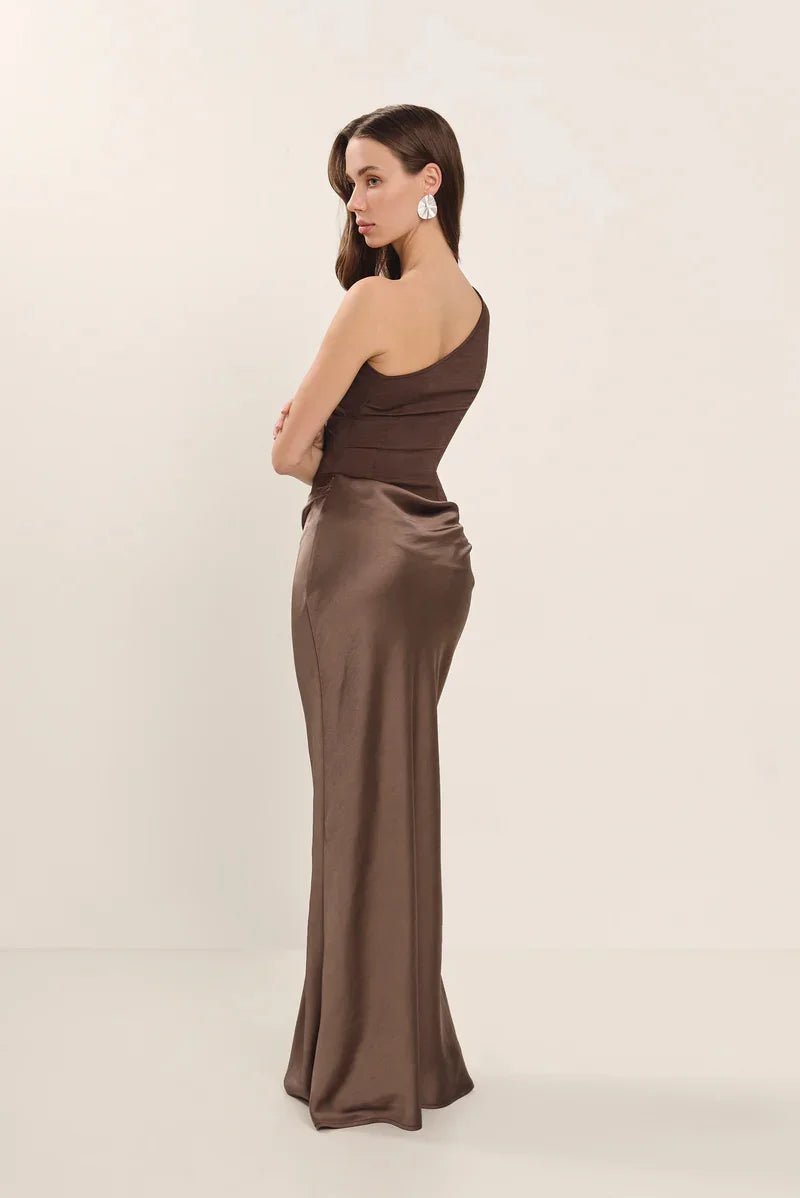 Dress Backless Satin Patchwork Maxi Elegant Evening Party Style For Women Who Love Club Nights - SN Wigs & More