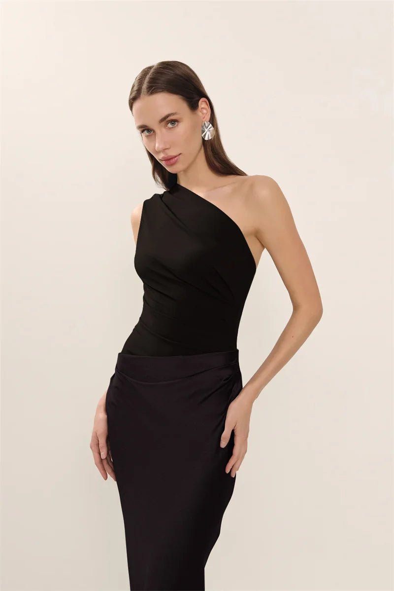Dress Backless Satin Patchwork Maxi Elegant Evening Party Style For Women Who Love Club Nights - SN Wigs & More