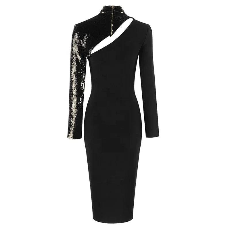 Dresses New Fashion Elegant Insert with Bandage Dress Bodycon Evening Party 's Midi Casual Spring Model Lace Women Summer Pencil