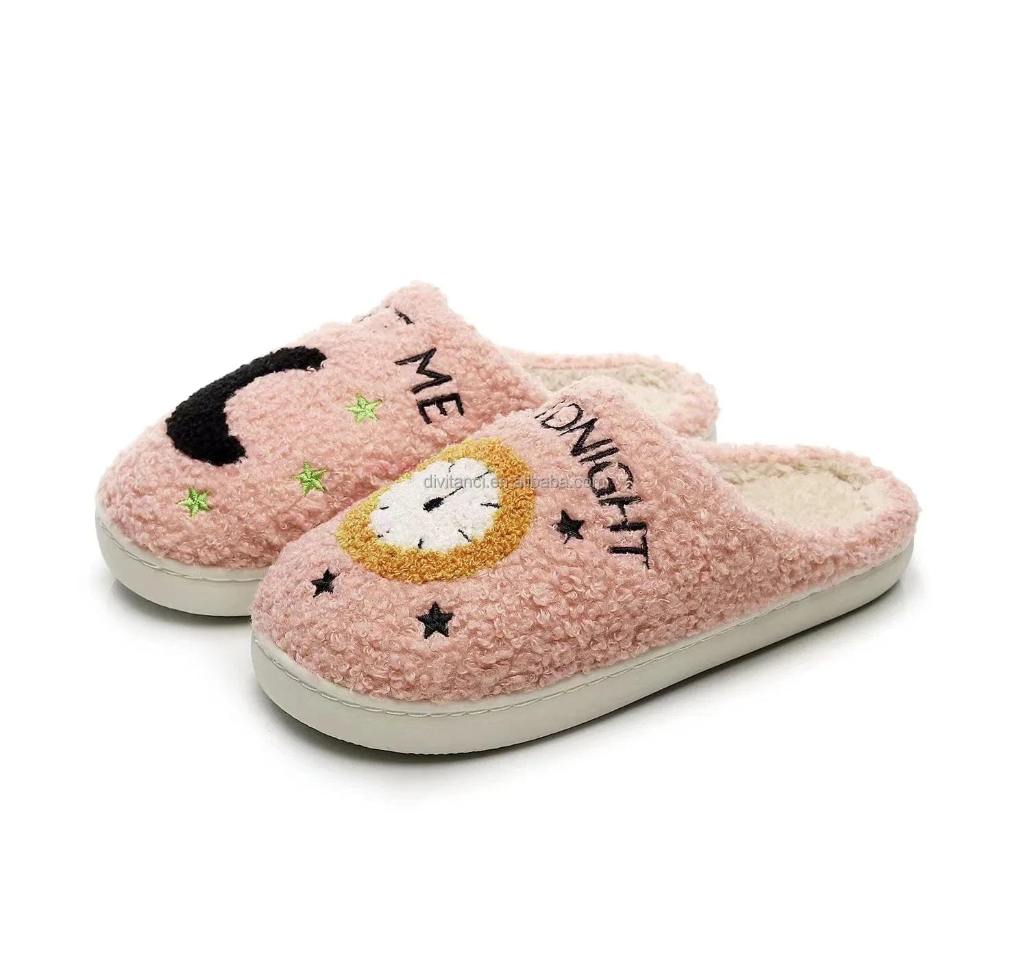 Dropshipping product 2024 Meet Me At Midnight shoes slide sandals ladies house soft slippers home slippers woman indoor slippers