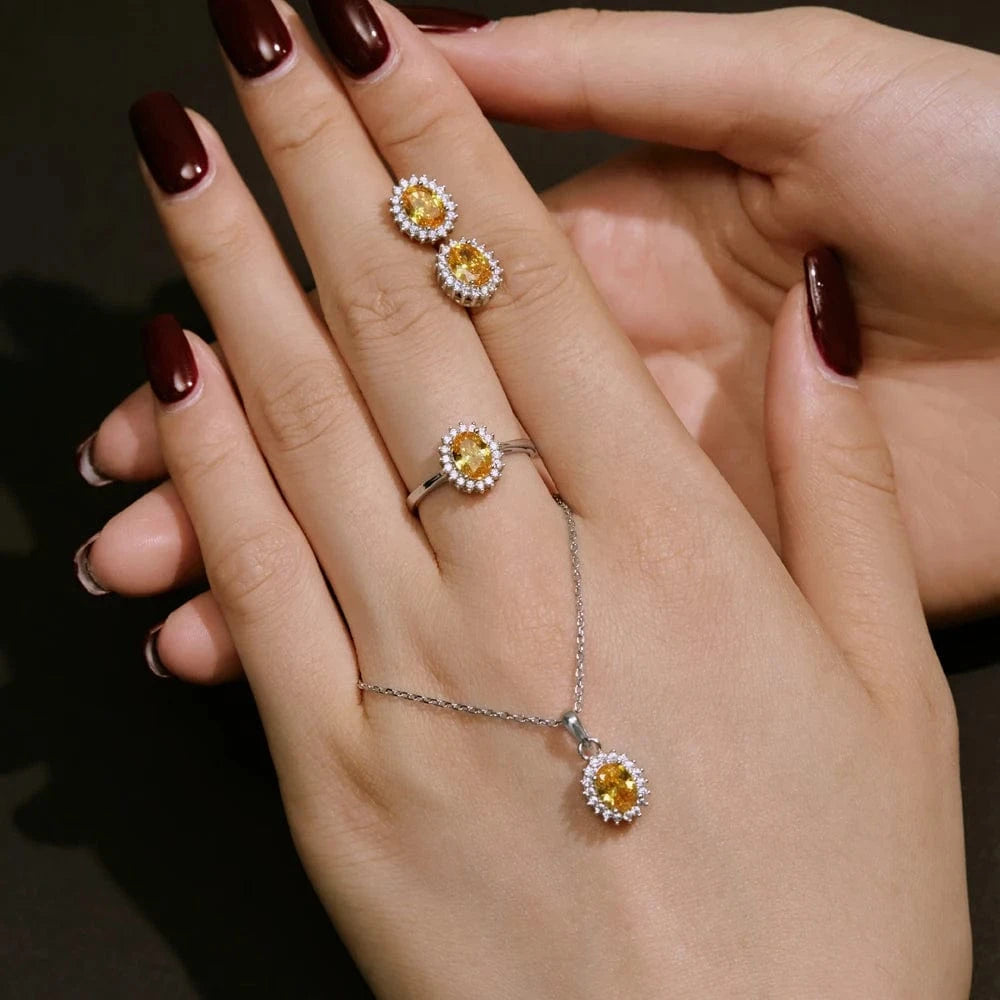 Dylam Classic Design S925 Silver Rhodium Plated Eternity Band 5A Cubic Zirconia Sparkling Wedding Engagement Promise Rings