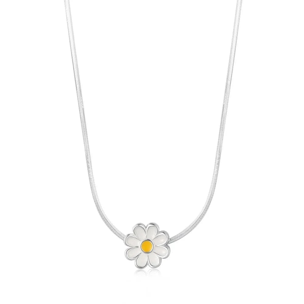 Dylam Custom Fashion Jewelry 18k 5A Cubic Zirconia 925 Sterling Silver Engagement Flower Choker Tennis Necklaces Set For Women