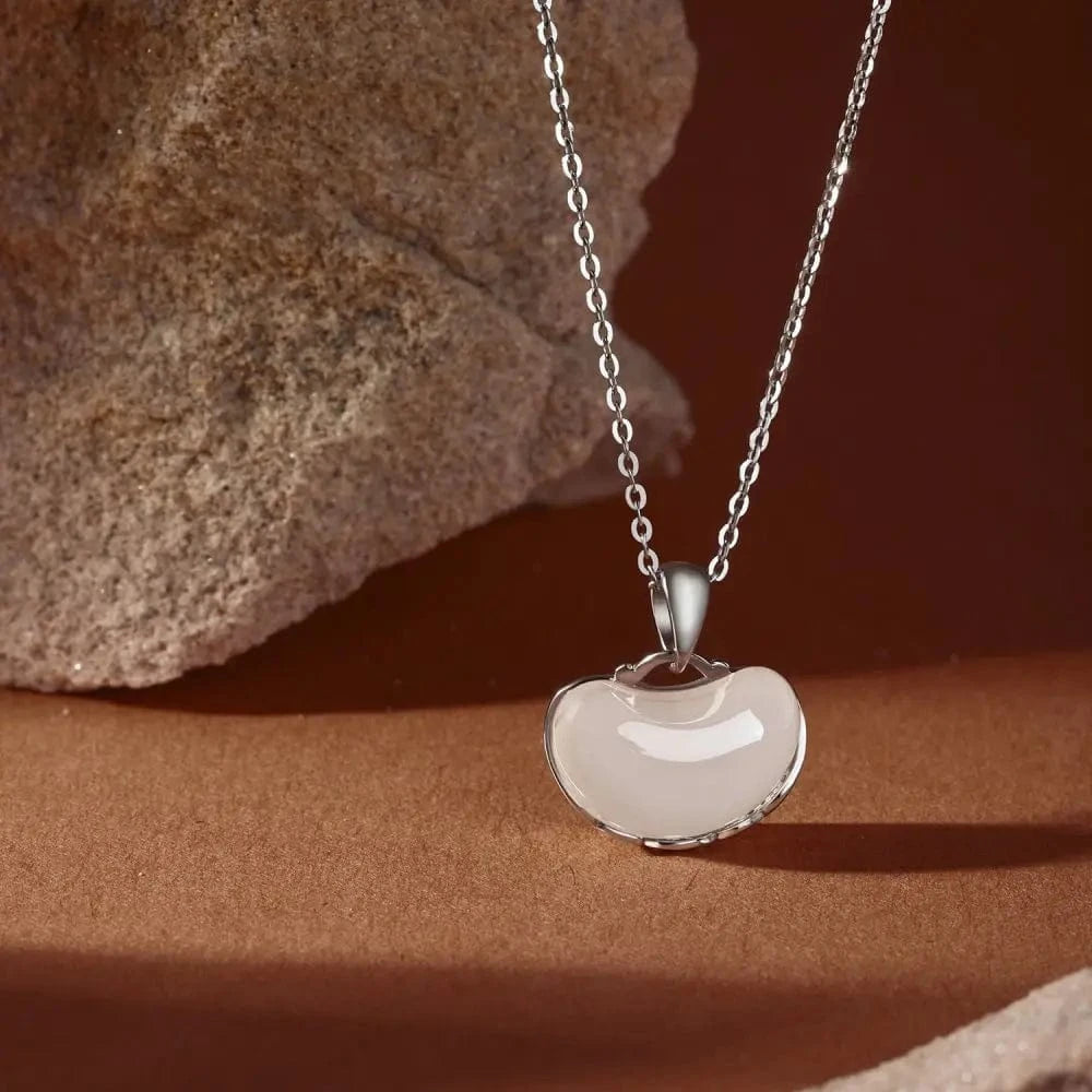 Dylam Elegance Fine Jewelry 925 Sterling Silver Rhodium 18K Gold Plated Link Chain Hetian Jade Pendant Necklaces