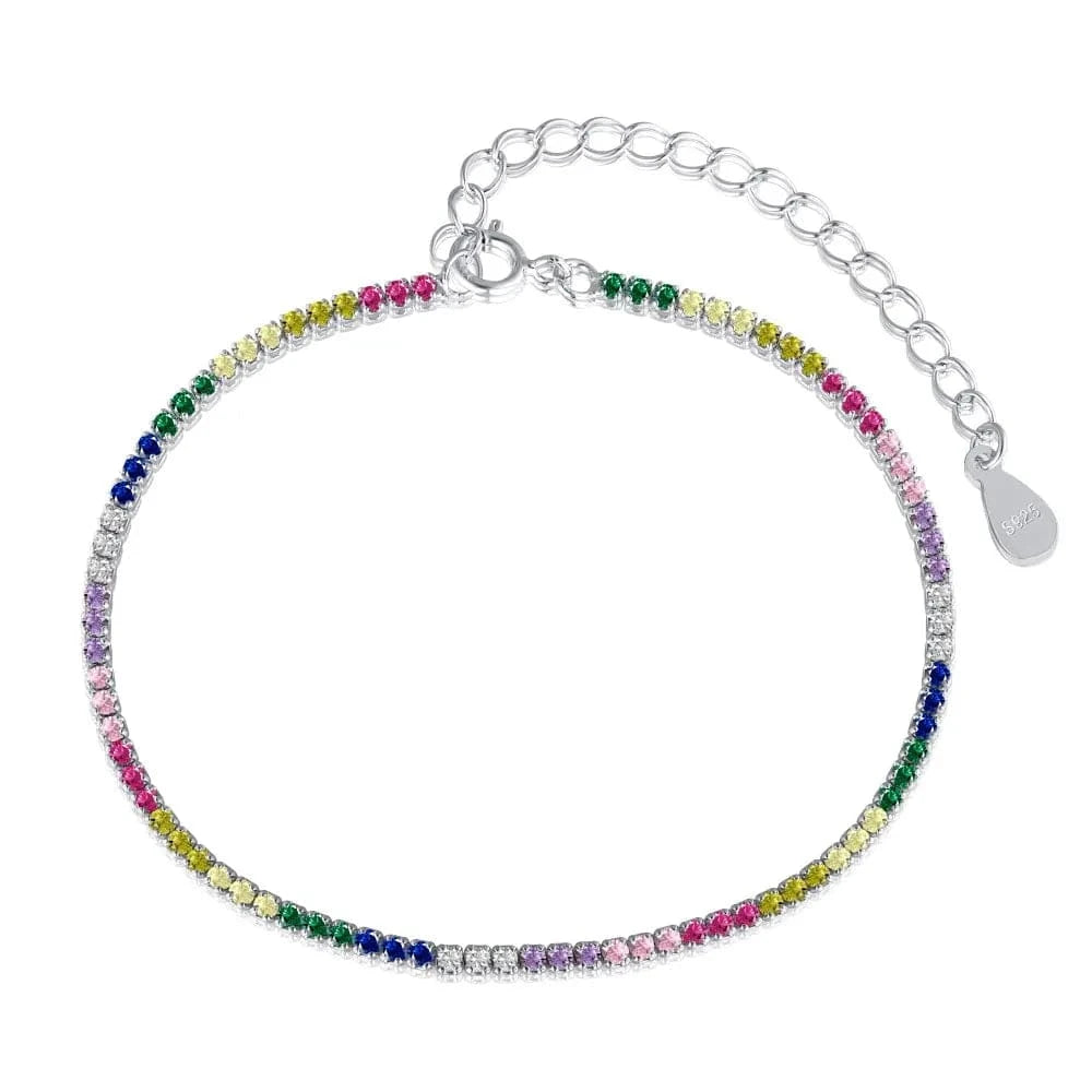 Dylam Fashion Fine Jewelry Women 925 Sterling Silver In Stock No Moq  Daisy Natural Stones Beaded Smiley Face Bracelet Necklace