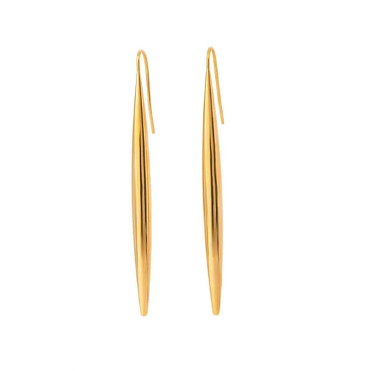 E2699 E2699 18K Gold Plated Stainless Steel Gold-colored Wolf Tooth Earrings