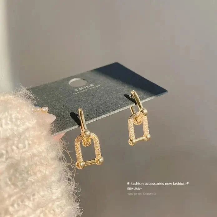 E2817 Crystal Long Chain Earrings 925 Silver Needle Butterfly Jewelry Women Fashion Pearl Flower Cluster Earrings