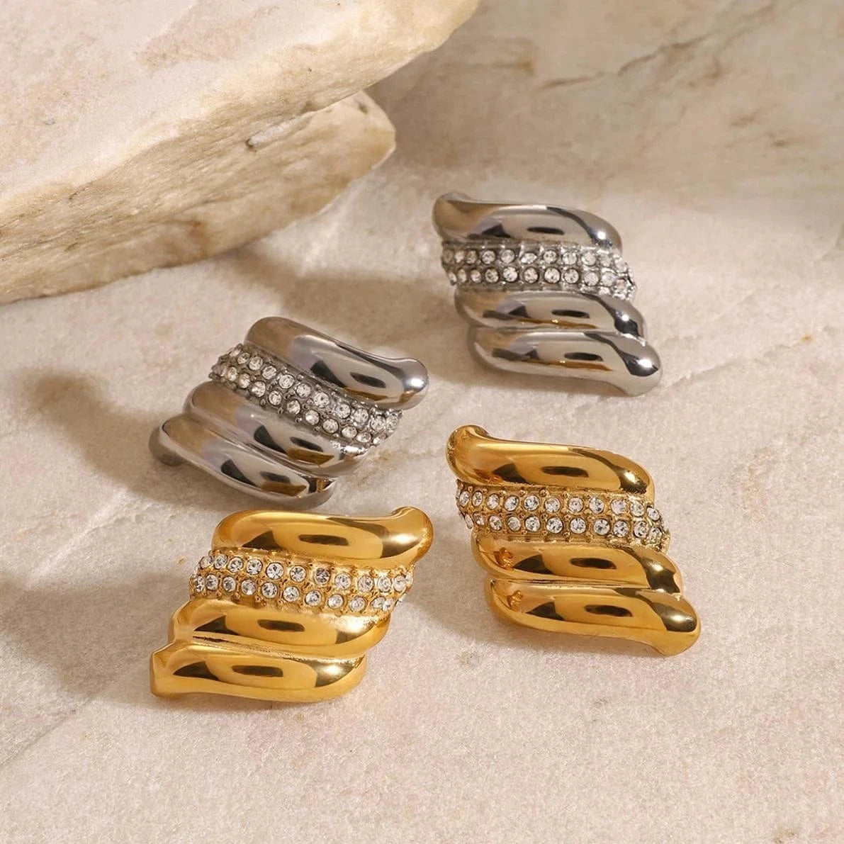 earrings Geometric Curve earrings