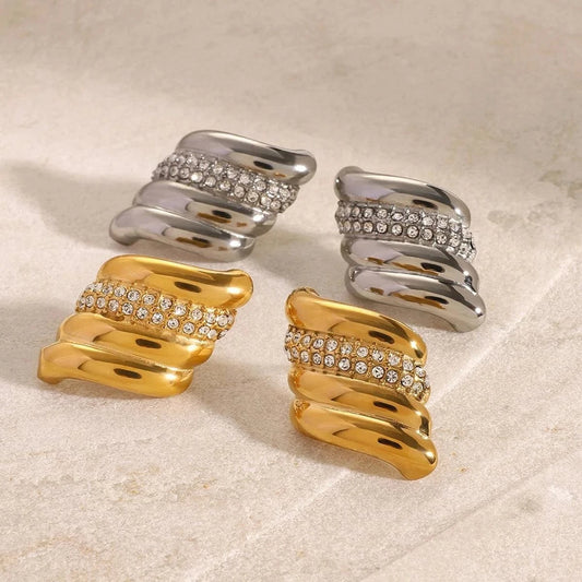 earrings Geometric Curve earrings