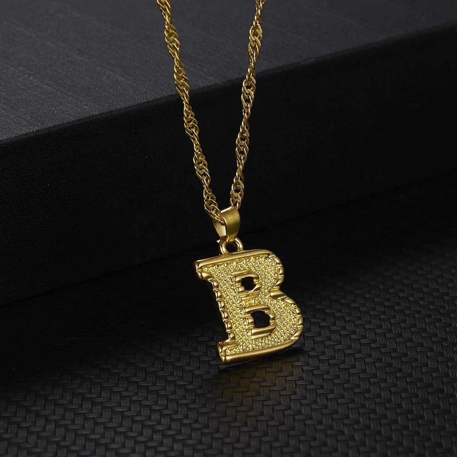 Ebay Hot Selling Gold Plated Jewelry A to Z Alphabet Initial Letter Pendant Necklaces
