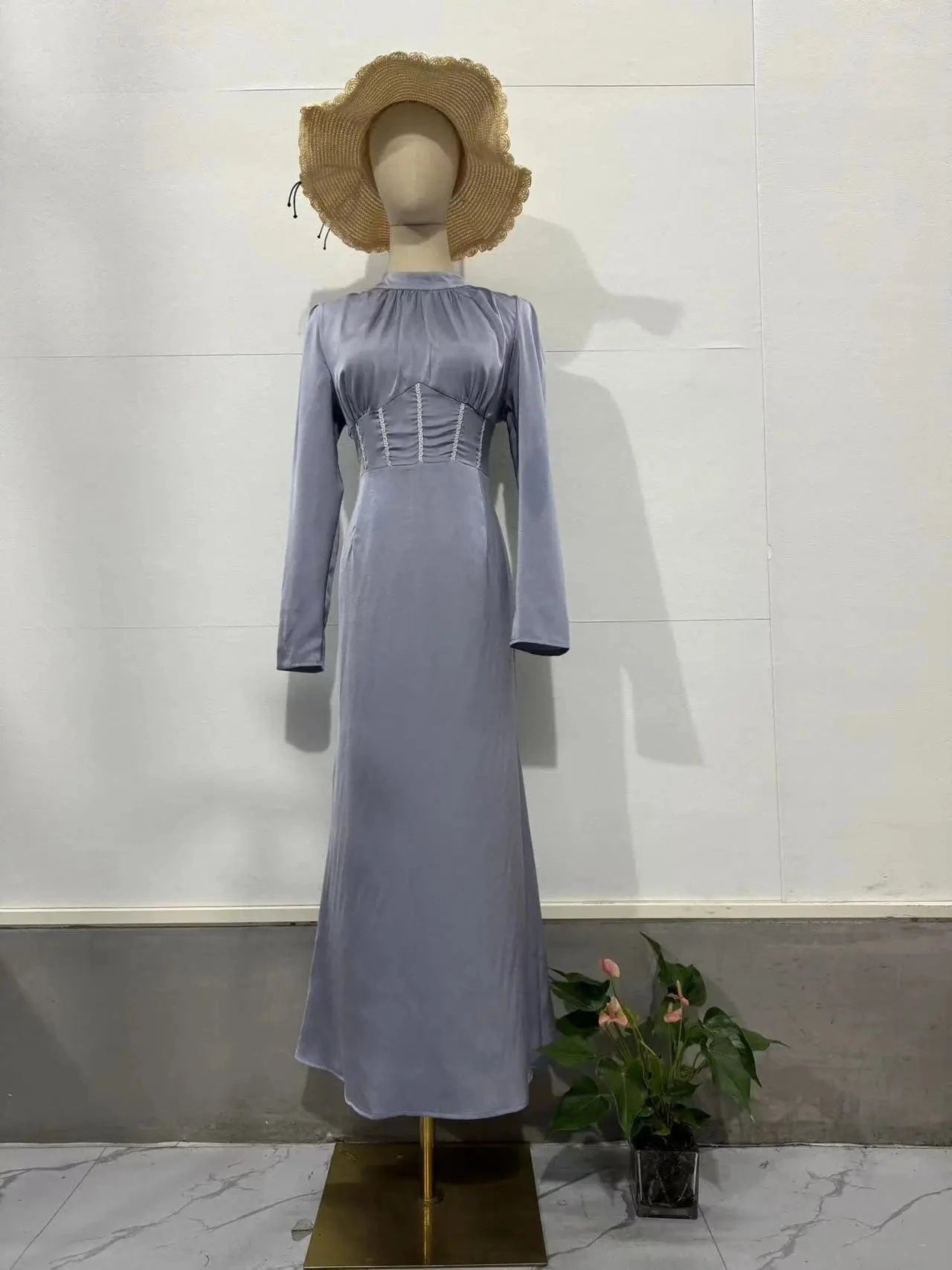 Eid Ramadan Party Dress for Women Abaya Morocco Arabia Dubai Dresses Slim Fit Abayas Kaftan Islam Dubai Arab Long Robe 2024