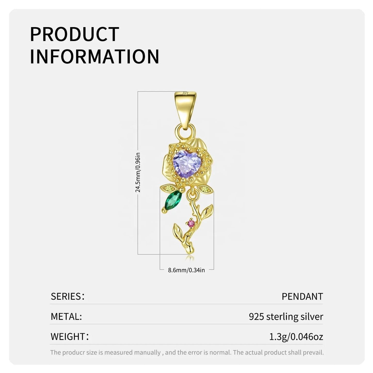 Elegant 12 Birth Flowers Pendants for Necklace Authentic 925 Sterling Silver Pendant for Women Fine Necklaces jewelry Girl Gift