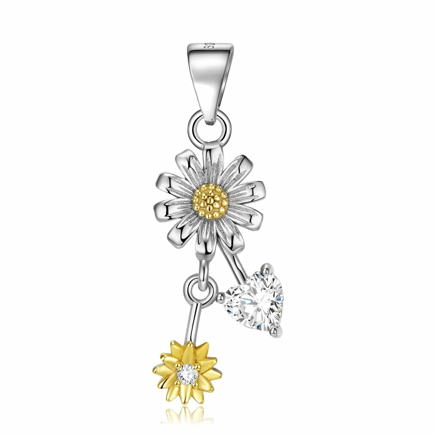 Elegant 12 Birth Flowers Pendants for Necklace Authentic 925 Sterling Silver Pendant for Women Fine Necklaces jewelry Girl Gift