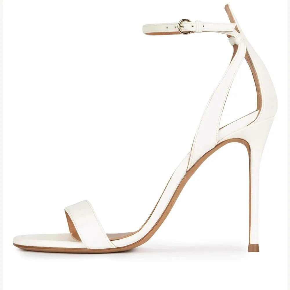 Elegant Attractive High Heel Sandal Heels Open Toe Sandals  Buckle Ankle strap