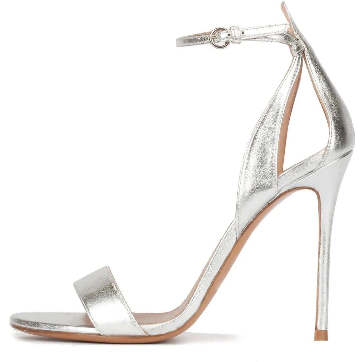 Elegant Attractive High Heel Sandal Heels Open Toe Sandals  Buckle Ankle strap