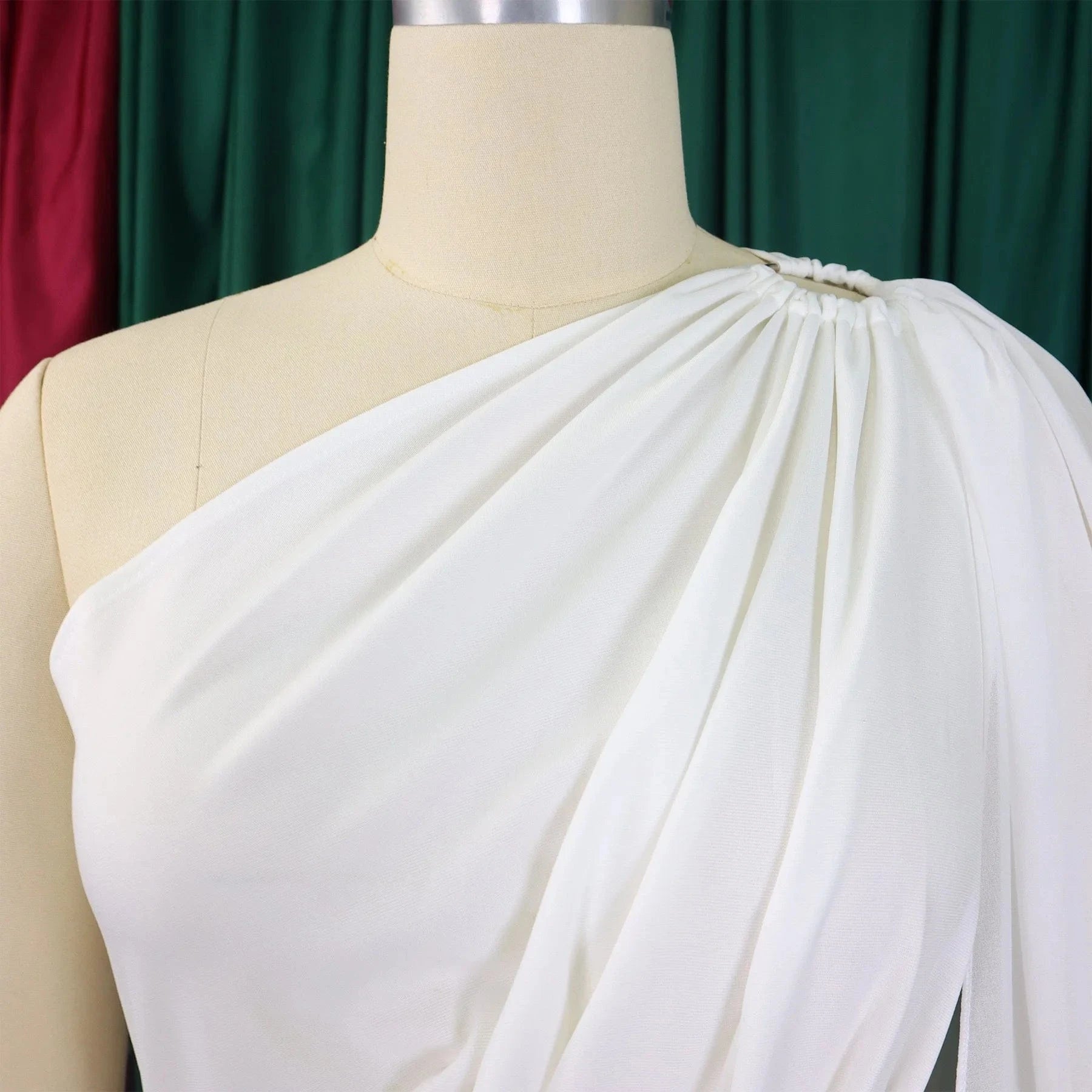 Elegant Jumpsuits & Rompers for Woman One Shoulder Flying Sleeve High Waisted Luxury Birthday Party Dinner Outfits Overalls 2024