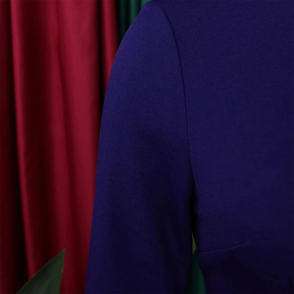 Elegant Party Dresses for Women 2024 Luxury O Neck Three Quarter Sleeve High Waisted Pleated A Line Mid Calf Birthday Dress Robe