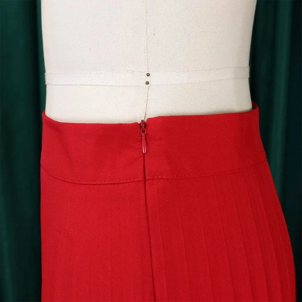 Elegant Pleated Wide Leg Pants High Waisted for Woman 2024 Loose Floor Length Fashion Female Birthday Party Dinner Trousers New