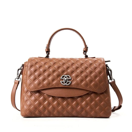 Elegant Trendy Ladies Genuine Leather New Fashion Handbags Lady Woman Hand Shoulder Crossbody Bags For Women Satchels Purses