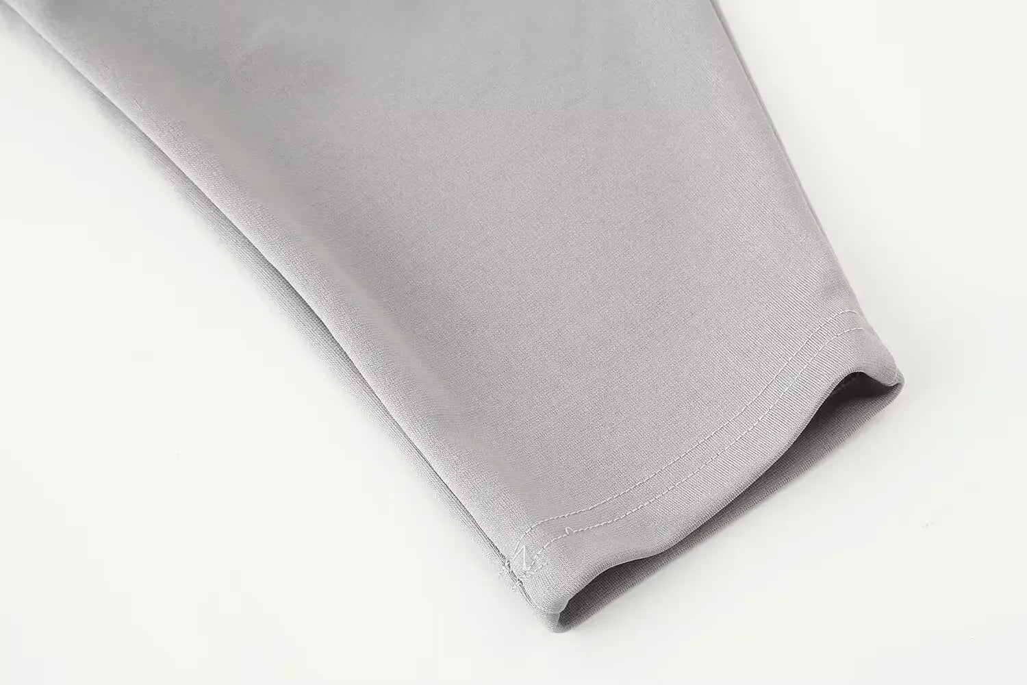 Elegant Women Casual Solid Pants Suits Round Neck Full Sleeve Shirt Wise Leg Straight Pant Suit Lady New Basic 2 Pieces Set 2025