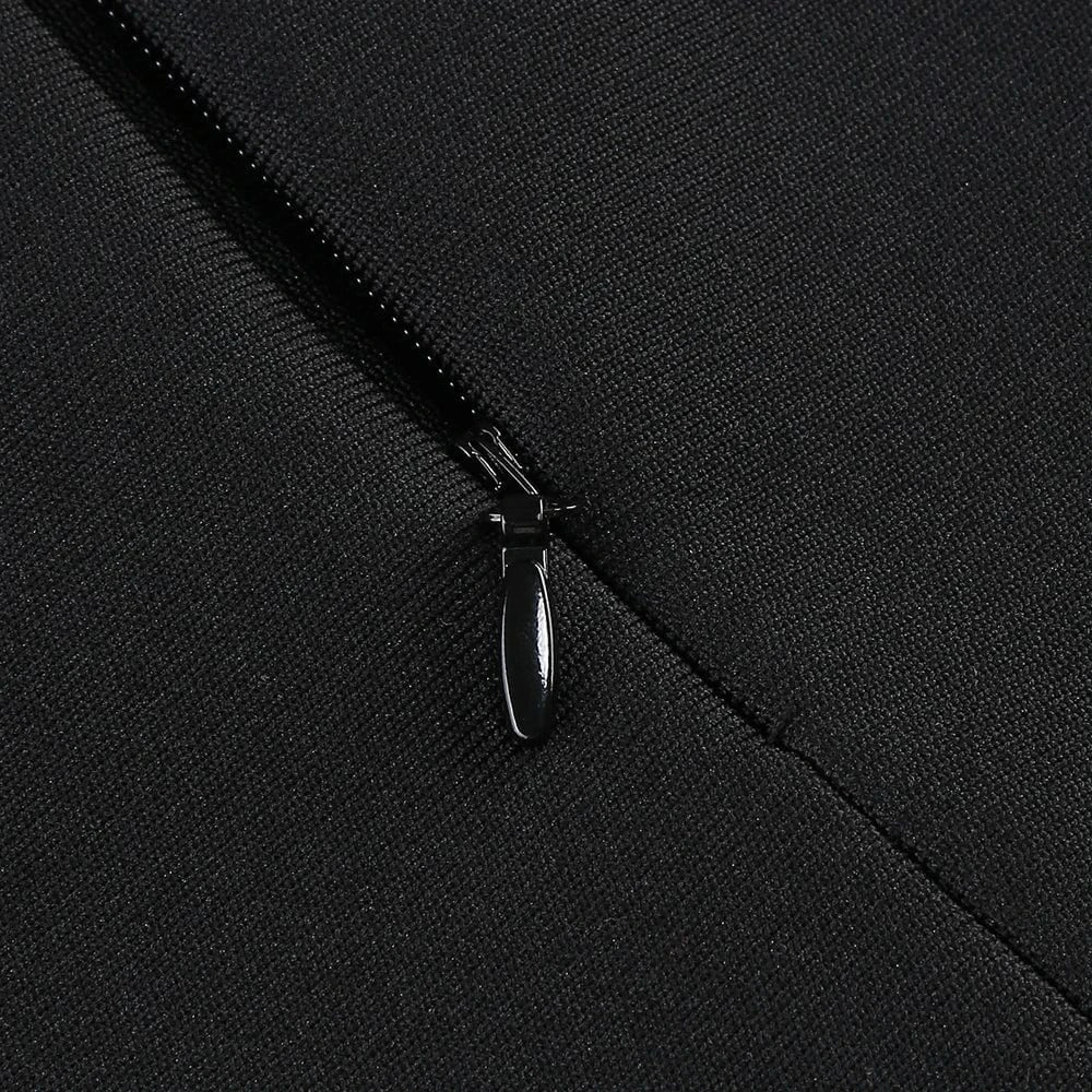 Elegant Women's Black Strapless Crop Top Rhinestone Floral Skirt Two-piece Gown Ideal for Party Fashionable Glamorous Choice