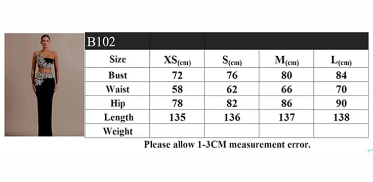 Elegant Women's Black Strapless Crop Top Rhinestone Floral Skirt Two-piece Gown Ideal for Party Fashionable Glamorous Choice