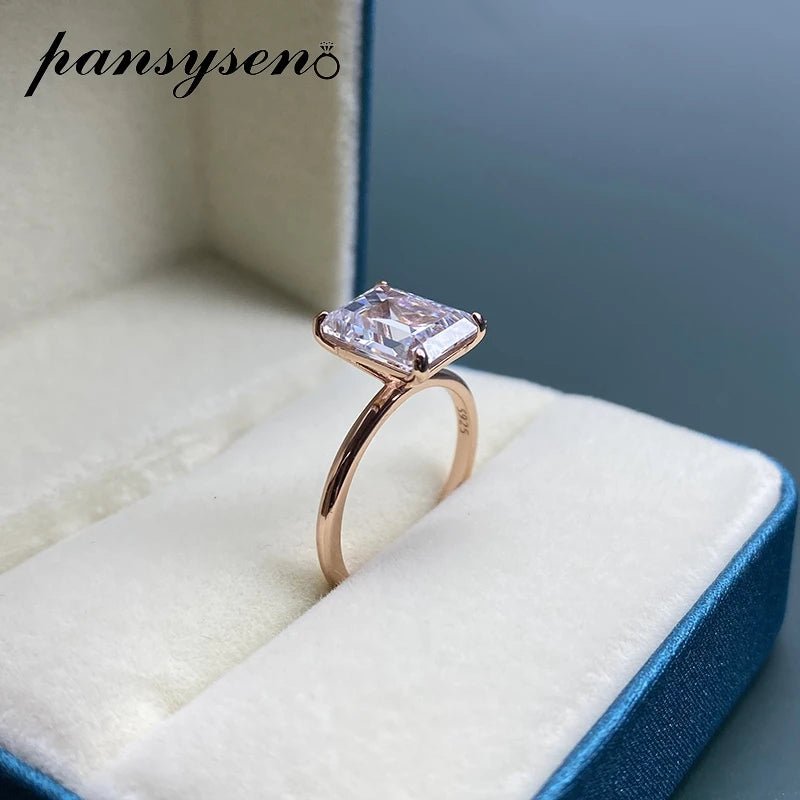 Emerald Cut Zircon Ring - SN Wigs & More