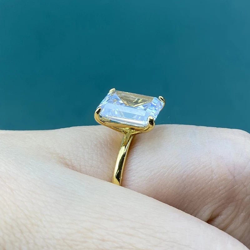 Emerald Cut Zircon Ring - SN Wigs & More