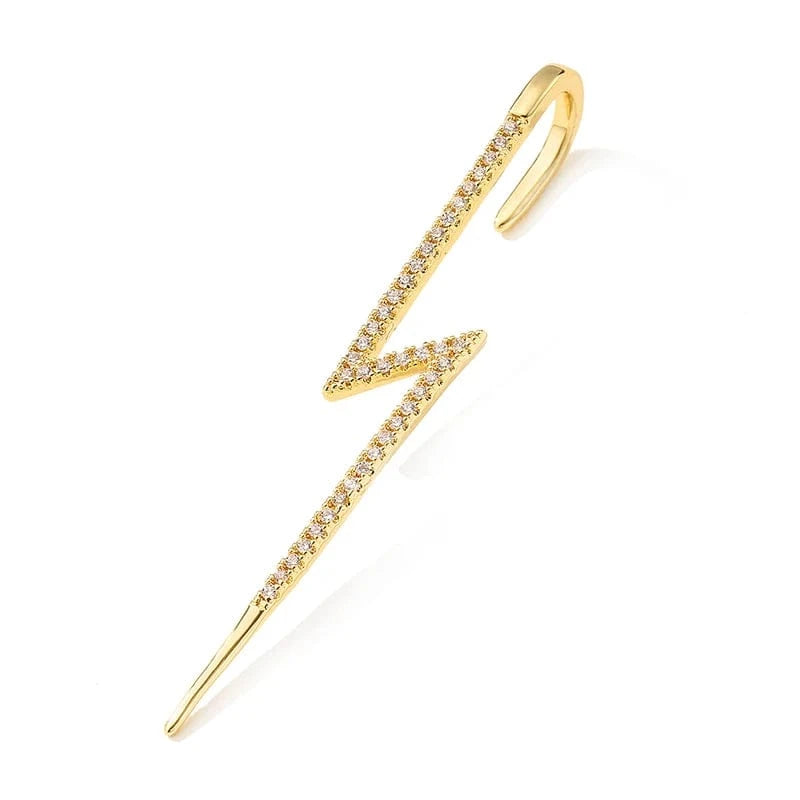 EP2569 Gold RAKOL EP5002 Wholesale Fashion Jewelry Earrings Women Stainless Steel Earrings Jewelry Piercing Ear Crawler Hook Earrings Set