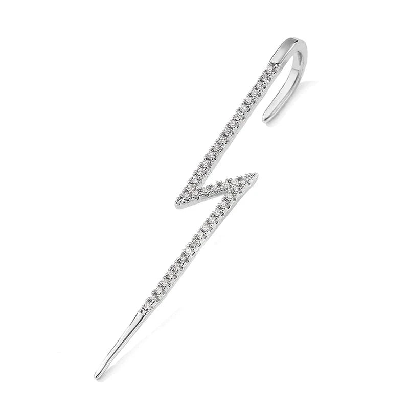 EP2569 White RAKOL EP5002 Wholesale Fashion Jewelry Earrings Women Stainless Steel Earrings Jewelry Piercing Ear Crawler Hook Earrings Set