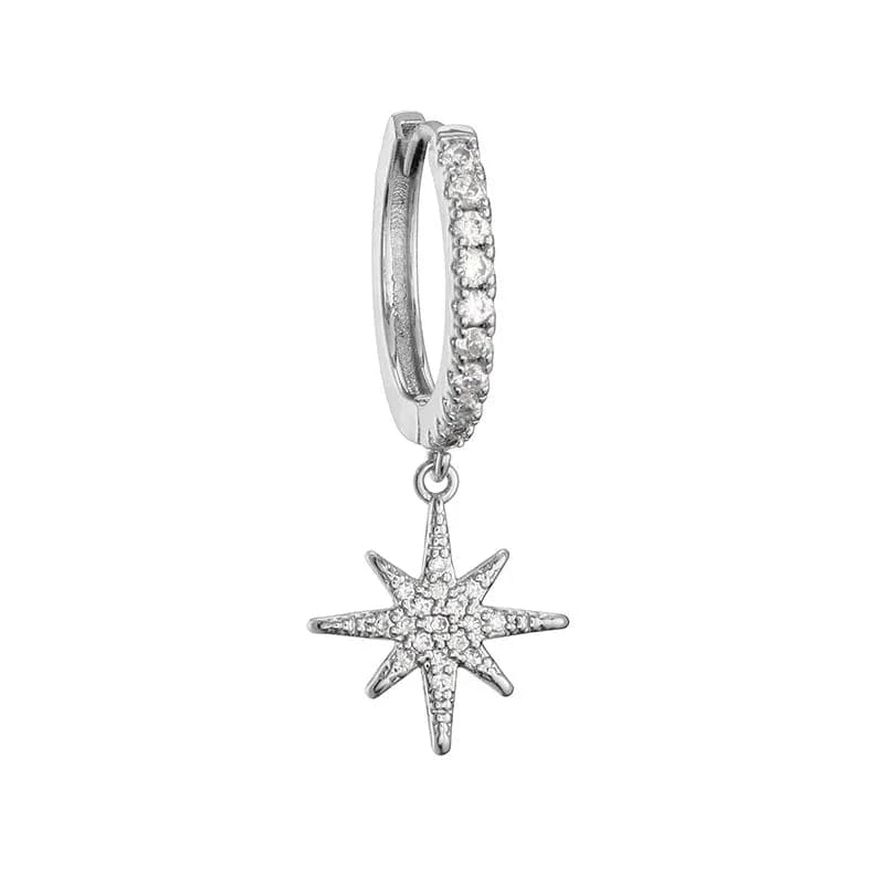 EP2765 White RAKOL EP1174 2022 Luxury Jewelry Hoop Earrings 18k Gold Plated Cubic Zirconia Huggie Earrings Heart Drop Earrings Jewelry Women