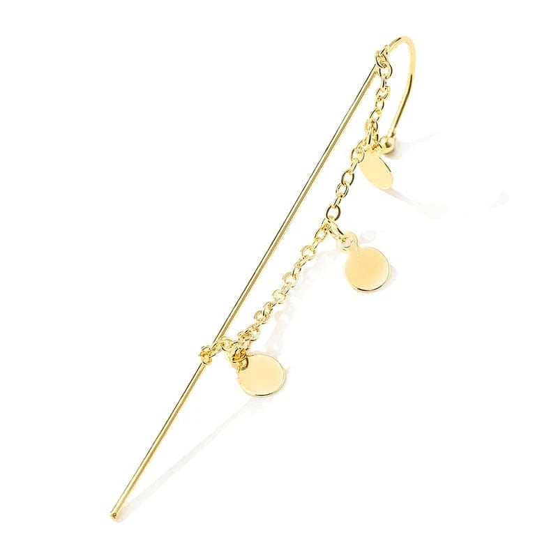 EP5004 Gold RAKOL EP5002 Wholesale Fashion Jewelry Earrings Women Stainless Steel Earrings Jewelry Piercing Ear Crawler Hook Earrings Set