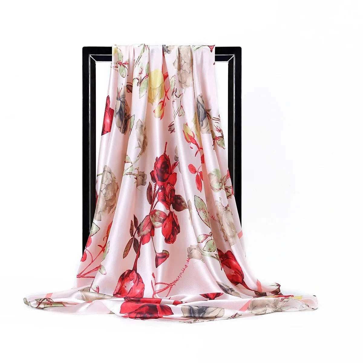 Europe and the United States new imitation silk 90cm square scarf lady scarf gift siwh