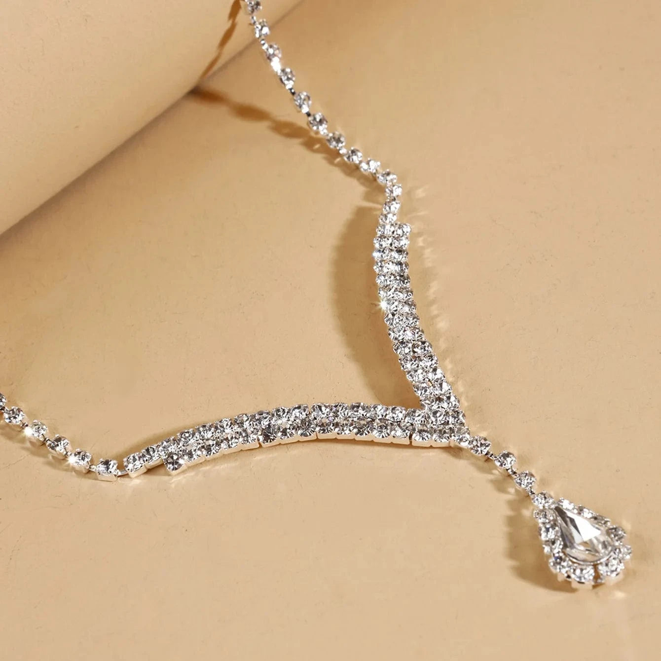 European And American Fashion Jewelry Jewelry Sets Drop Pendant Necklace Earring Sets Wedding Jewelry Bridal Accessories